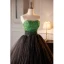 Sexy Green Sequins Prom Dresses 2023 Ball Gown Strapless Sleeveless Backless Floor-Length / Long Prom Formal Dresses