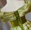 Chic / Beautiful Sage Green Prom Dresses 2024 Ball Gown Off-The-Shoulder Sleeveless Backless Floor-Length / Long Prom Formal Dresses