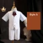 Fashion White Birthday 4-piece Long Sleeve Boys Wedding Suits 2023 Coat Pants Shirt Tie
