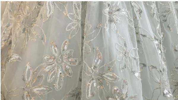 Schöne Schwarz Blumen Pailletten Geburtstag Kurze Blumenmädchenkleider 2023 Ballkleid Rundhalsausschnitt Geschwollenes Kurze Ärmel