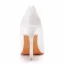 Chic / Beautiful White Crystal Prom Pumps 2022 9 cm Stiletto Heels Pointed Toe Pumps High Heels