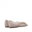 Sparkly Champagne Leather Flat Pointed Toe Wedding Shoes 2026 Wedding
