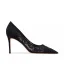 Elegant Ivory Leather Lace Wedding Shoes 2024 Wedding 6 cm Stiletto Heels Pointed Toe Pumps High Heels