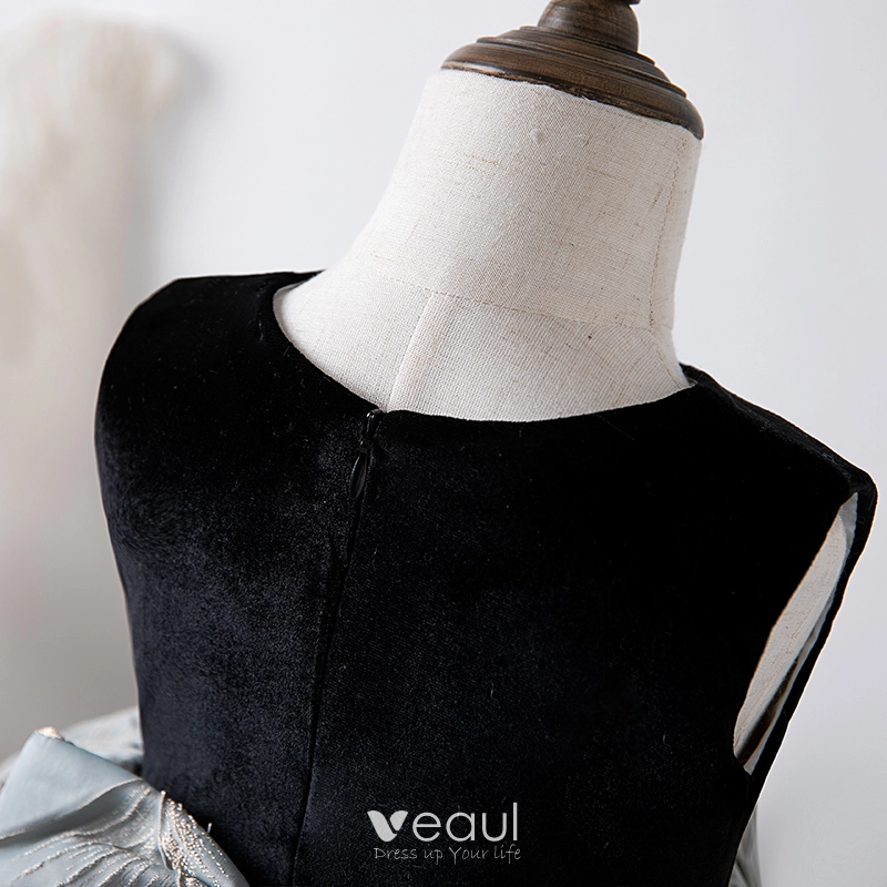 Arshiner Fluwelen jurk voor meisjes, lange mouwen, casual jurk voor kinderen, effen, herfst, winter, feestelijk, kerstjurk, vintage jurk, 6-13 jaar
