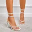 Sexy Schwarz Cocktail Sandalen Damen 2022 Knöchelriemen 10 cm Stilettos Spitzschuh Sandaletten Hochhackige