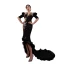 Haut de Gamme Noire Fait main Perle Brodé Robe De Soirée 2023 Trompette / Sirène V-Cou Manches Courtes Soirée Asymétrique Robe De Ceremonie