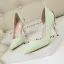 Charming Glitter White Wedding Shoes 2023 10 cm Stiletto Heels Pointed Toe Wedding High Heels