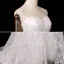 Vintage / Retro High-end White Pearl Lace Flower Wedding Dresses 2026 Trumpet / Mermaid Strapless Sleeveless Backless Sweep Train Wedding