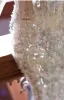 Sexy Bling Bling Ivoire Perlage Perle Paillettes Robe De Soirée 2026 Trompette / Sirène De l'épaule Sans Manches Dos Nu Train De Balayage Soirée Robe De Ceremonie