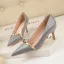 Sexy Black Patent Leather Evening Party Pumps 2022 Rivet 6 cm Stiletto Heels Pointed Toe Pumps High Heels