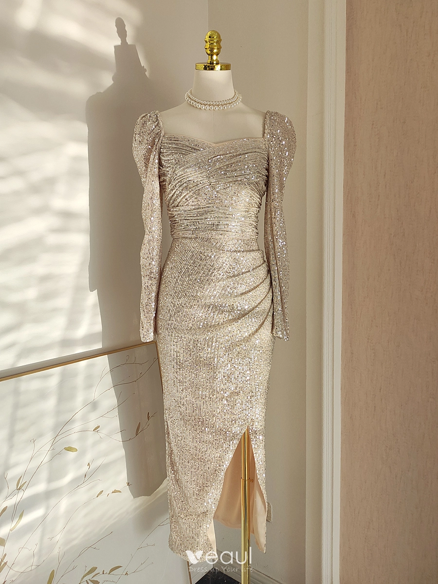 #5323 Sequins evening dress main image 1