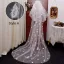 Chic / Beautiful White Handmade  Lace Flower Sweep Train 3 m Wedding Veils 2025