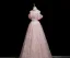 Charmant Rougissant Rose Perlage Faux Diamant Paillettes Gland Robe De Bal 2025 Princesse De l'épaule Sans Manches Dos Nu Longue Promo Robe De Ceremonie