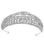Charmant Argenté Faux Diamant Zircon Mariage Tiare 2022 Alliage Accessoire Cheveux Mariage Accessoire Cheveux Mariage Tiare
