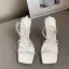 Sexy Yellow Summer Street Wear Womens Sandals 2022 Ankle Strap 8 cm Stiletto Heels Open / Peep Toe Sandals High Heels