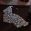 Vintage / Retro White Pearl Rhinestone Earrings Crown Wedding Bridal Hair Accessories 2025 Alloy