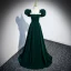 Élégant Vert Foncé Robe De Bal 2023 Princesse Encolure Carrée Gonflée Manches Courtes Dos Nu Train De Balayage Promo Robe De Ceremonie
