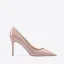 Mode Blozen Roze Kantoor OL Lakleer Pumps 2025 Leer 10 cm Naaldhakken / Stiletto Spitse Neus Pumps Hoge Hakken