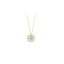 Fashion Necklaces Clover Green Leaf Rhinestone Sterling Silver Rose Gold Accessories 2023