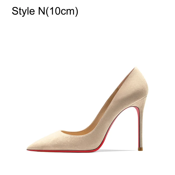 Fashion Black Suede Evening Party Pumps 2023 12 cm Stiletto Heels Pointed Toe Pumps High Heels
