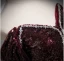 Sparkly Vintage / Retro Burgundy Beading Sequins Prom Dresses 2024 A-Line / Princess Off-The-Shoulder Short Sleeve Backless Floor-Length / Long Prom Formal Dresses