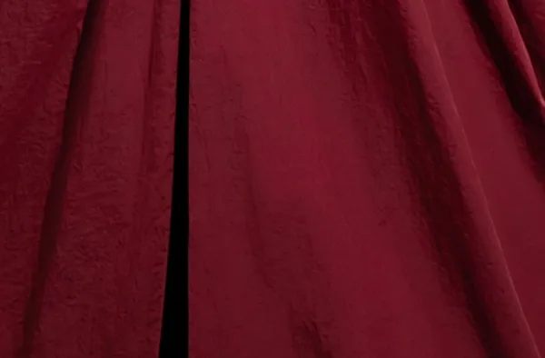Fashion Burgundy Split Front Prom Dresses 2024 A-Line / Princess Strapless Sleeveless Backless Sweep Train Prom Formal Dresses