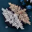 Vintage / Originale Argenté Fait main Faux Diamant Feuille Accessoire Cheveux Mariage Bijoux Mariage 2023 Mariage