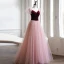 Chic / Beautiful Burgundy Suede Prom Dresses 2022 A-Line / Princess Square Neckline Puffy Short Sleeve Backless Floor-Length / Long Formal Dresses