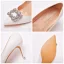 Mode Blanche Faux Diamant Soirée Escarpins 2023 7 cm Talons Aiguilles À Bout Pointu Escarpins Talons Hauts