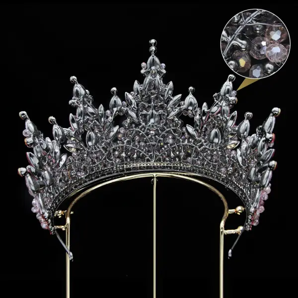 Bling Bling Champagne Faux Diamant Accessoire Cheveux Mariage 2024 Alliage Mariage Accessorize