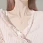 Mode Rosa Guld Blomma Saterling Silver Bal Tillbehör Halsband 2023