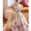 Flower Fairy Multi-Colors Sequins Lace Flower Birthday Flower Girl Dresses 2025 Ball Gown Off-The-Shoulder Sleeveless Backless Floor-Length / Long Tulle
