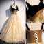 Charming Champagne Prom Dresses 2022 A-Line / Princess Spaghetti Straps Rhinestone Tassel Sleeveless Backless Floor-Length / Long Formal Dresses