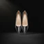 Simple Noire Bureau OL Cuir Escarpins 2023 12 cm Talons Aiguilles À Bout Pointu Escarpins Talons Hauts