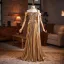 Charming Gold Sequins Prom Dresses 2026 A-Line / Princess Off-The-Shoulder Short Sleeve Backless Floor-Length / Long Prom Formal Dresses