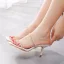 Sexy White Evening Party Rhinestone Womens Sandals High Heels 2023 7 cm Stiletto Heels Open / Peep Toe Sandals