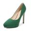 Modest / Simple Black Evening Party Suede Pumps 2023 12 cm Stiletto Heels Pointed Toe Pumps High Heels