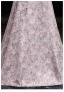 Chic / Beautiful Burgundy Printing Prom Dresses 2024 A-Line / Princess Off-The-Shoulder Bow Sleeveless Backless Floor-Length / Long Prom Formal Dresses