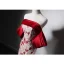 Vintage / Retro Burgundy Printing Evening Dresses 2022 Trumpet / Mermaid Off-The-Shoulder Short Sleeve Backless Floor-Length / Long Evening Party Formal Dresses