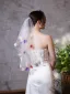 Simple Blanche Tulle Appliques 0.5 m Voile De Mariée 2025