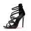 Sexy Champagne Evening Party Ankle Strap Womens Sandals 2023 11 cm Stiletto Heels Open / Peep Toe Sandals High Heels