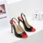Sexy Black Cocktail Party Patent Leather Womens Sandals 2022 12 cm Stiletto Heels Open / Peep Toe Sandals High Heels