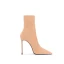 Fashion Khaki Evening Party Womens Boots 2024 Leather 10 cm Stiletto Heels Pointed Toe Boots High Heels