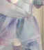 Chic / Beautiful Multi-Colors Prom Dresses Backless 2023 A-Line / Princess Square Neckline Short Sleeve Floor-Length / Long Prom Formal Dresses