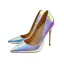 Chic / Belle Blanche Laser Soirée Escarpins 2023 12 cm Talons Aiguilles À Bout Pointu Escarpins Talons Hauts