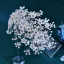 Sjarmerende Hvit Perle Rhinestone Legering Bryllup Har Tilbehor 2024