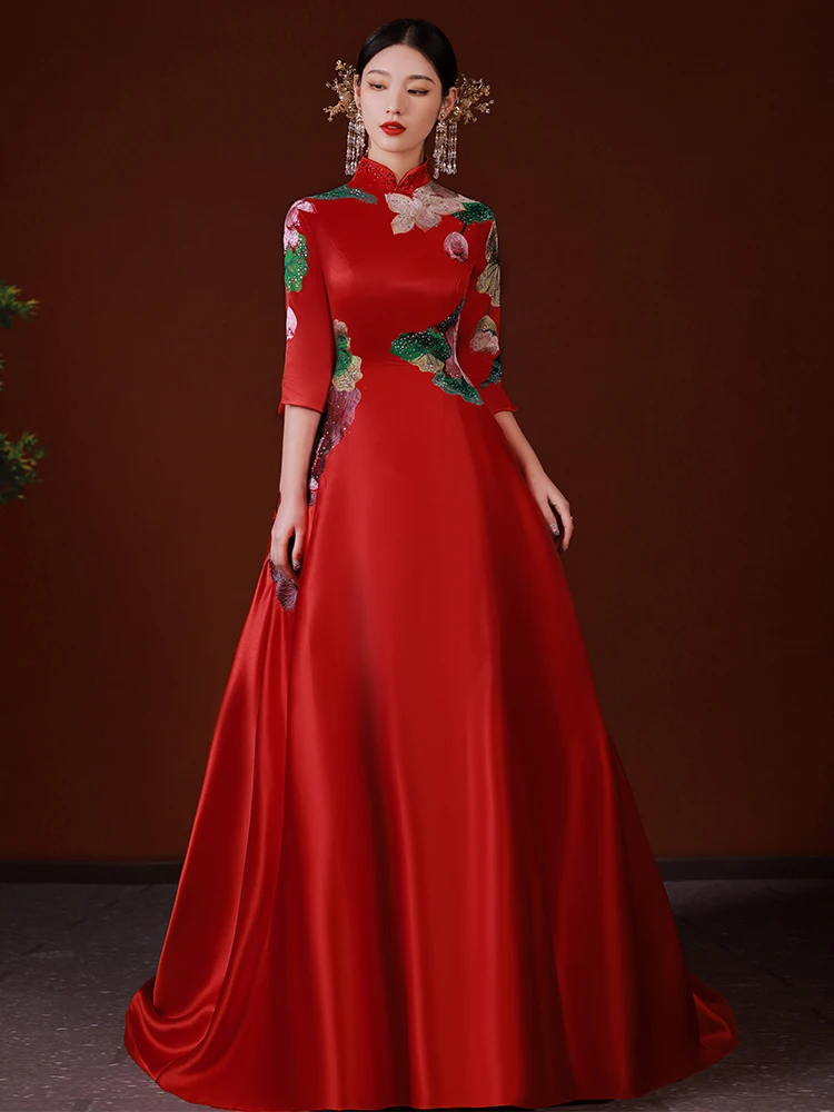 green emerald velvet dress CHIFFON EMBROIDERED FORMAL DRESS BY ALEEZAY 03 – The Zaibai main image 0