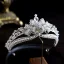 Baroque Bling Bling Alliage Perle Faux Diamant Argenté Accessoire Cheveux Mariage 2023 Mariage