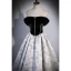 Chic / Beautiful Black Rhinestone Prom Dresses 2022 Ball Gown Strapless Sleeveless Backless Floor-Length / Long Prom Formal Dresses