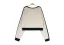 Confortable Femme Tomber Kaki Ample Sweats 2021 Encolure Dégagée Désinvolte Hiver Coton Manches Longues Patchwork Hauts
